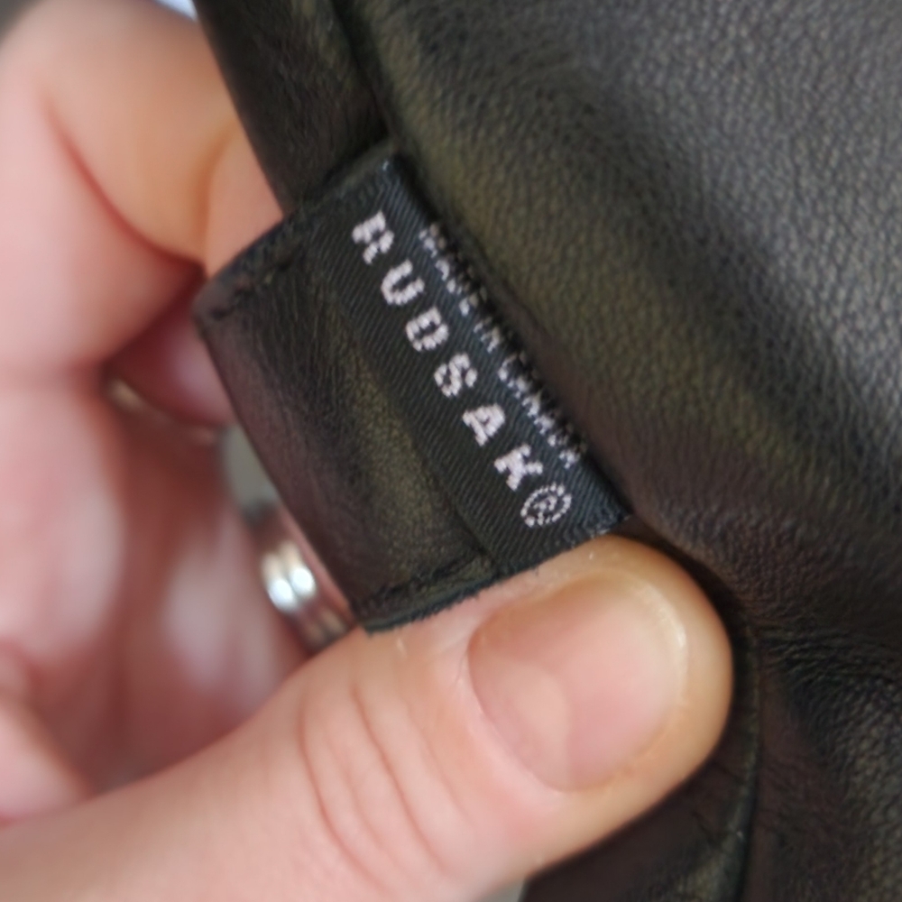 Rudsak Women's Black Insulated Leather Jacket Made In Canada Small - Picture 14 of 16